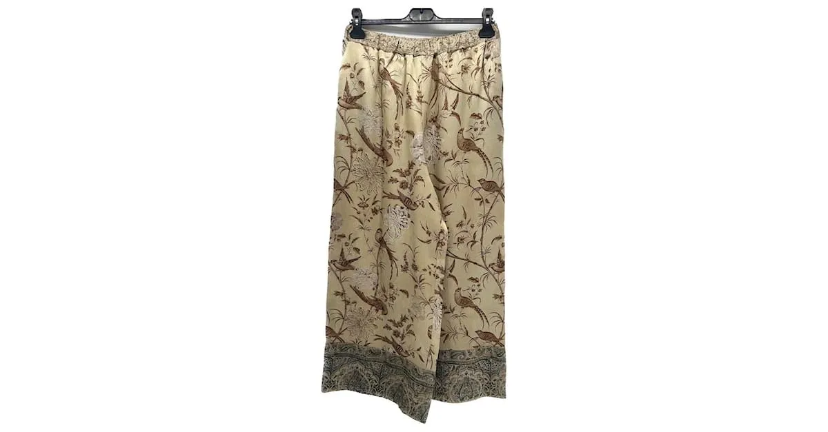 PIERRE LOUIS MASCIA Pantalón T.Seda M Internacional Beige 