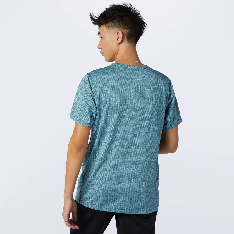 Polera Entrenamiento Hombre New Balance Tenacity Azul 
