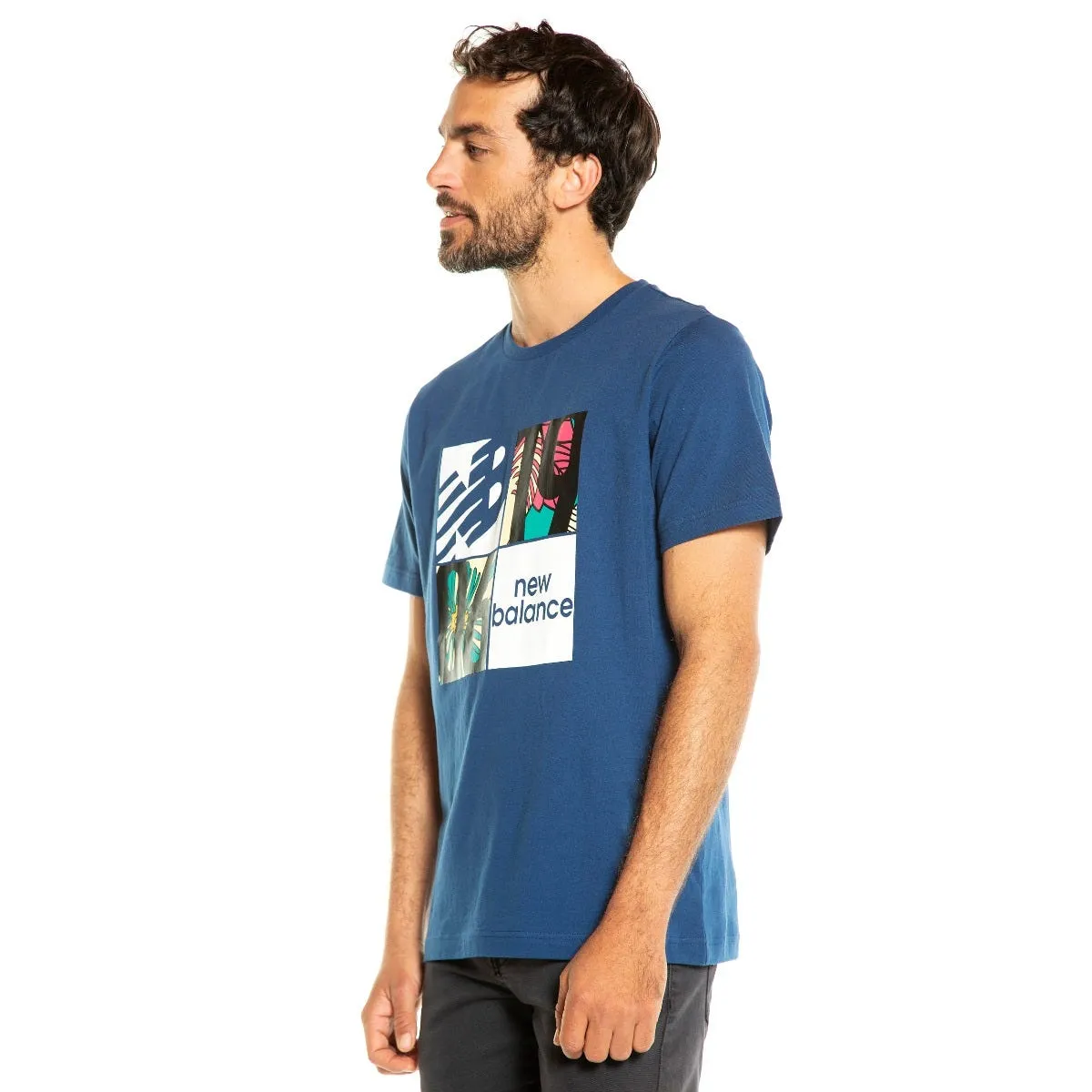 Polera Hombre New Balance Lifestyle Azul