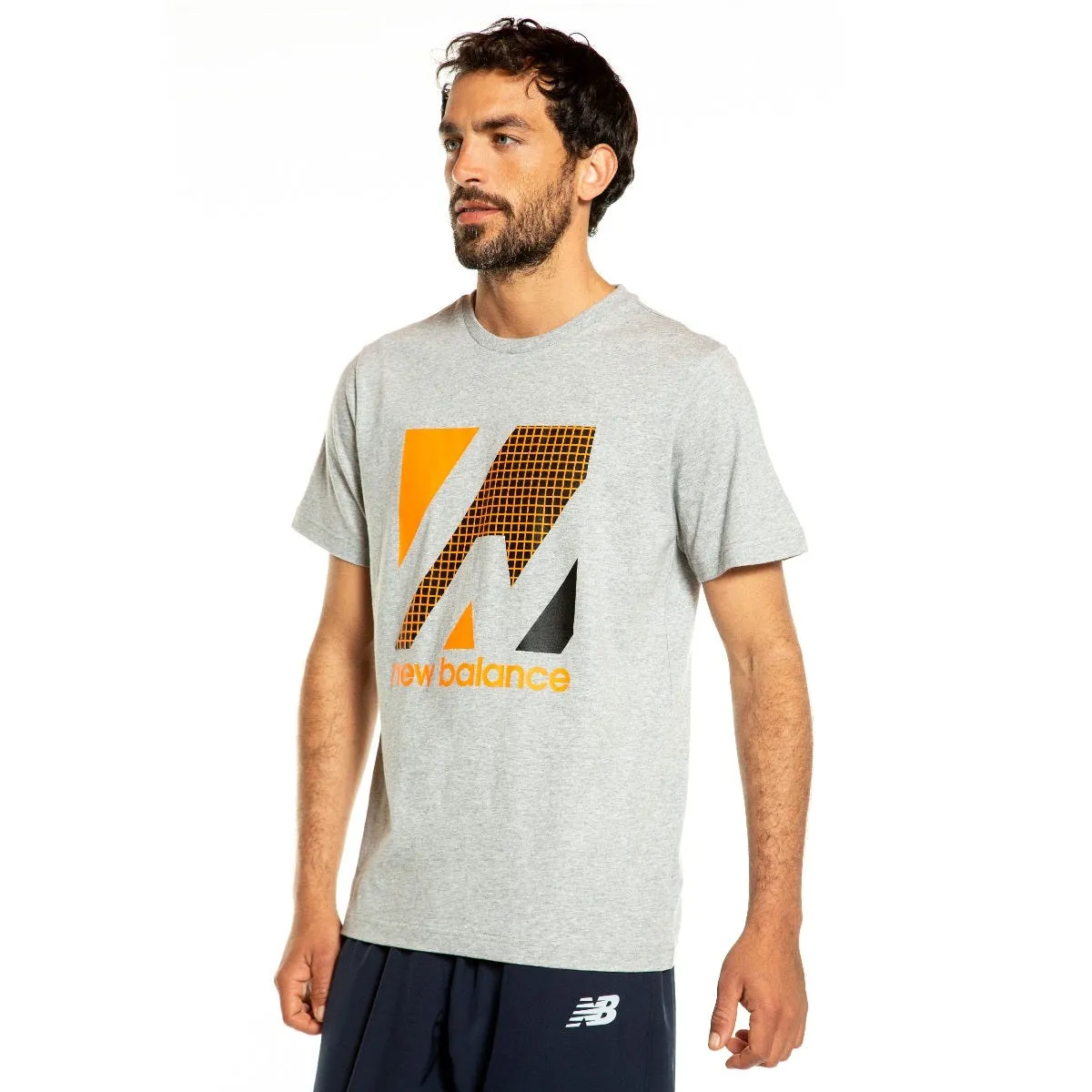 Polera Hombre New Balance Lifestyle Gris