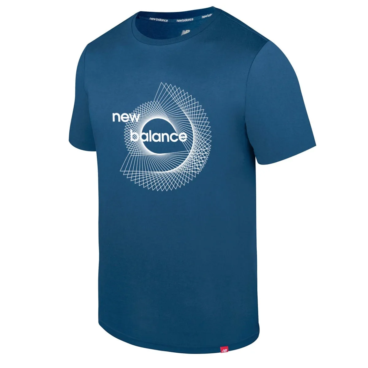 Polera Lifestyle Hombre New Balance Azul