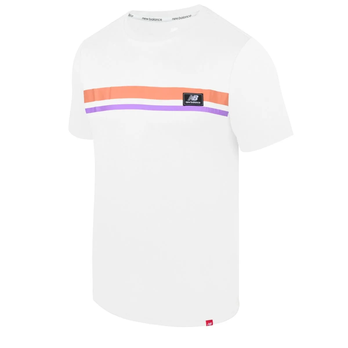 Polera Lifestyle Hombre New Balance Blanca