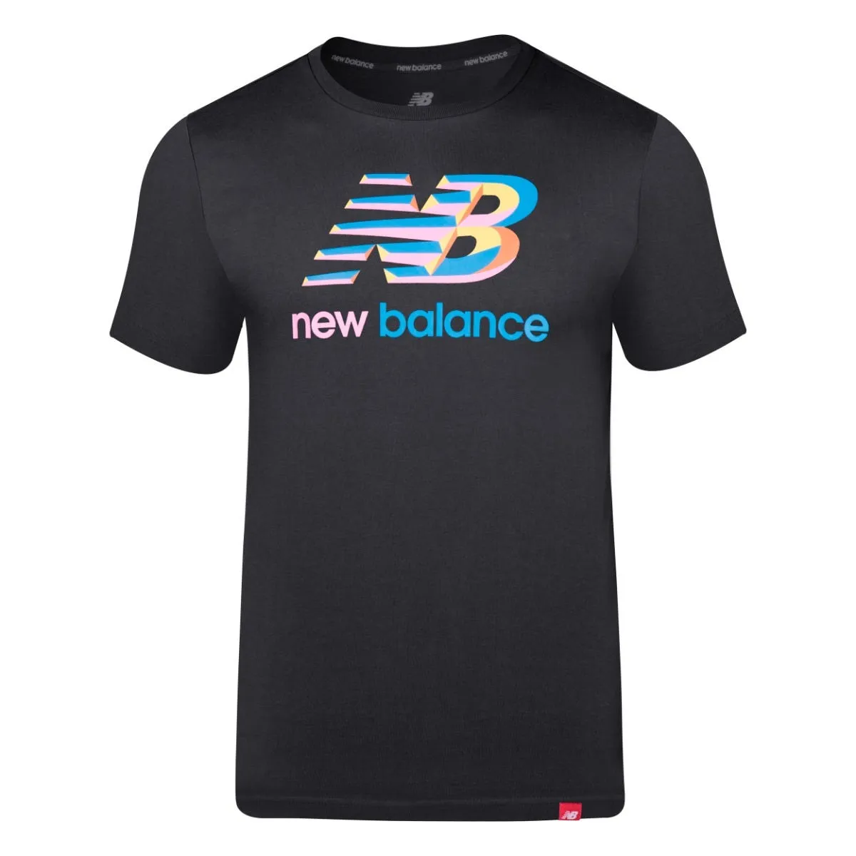 Polera Lifestyle Hombre New Balance Negra