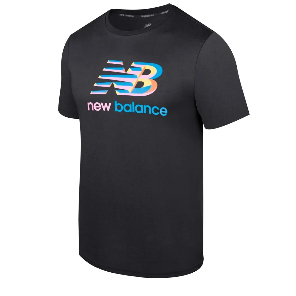 Polera Lifestyle Hombre New Balance Negra