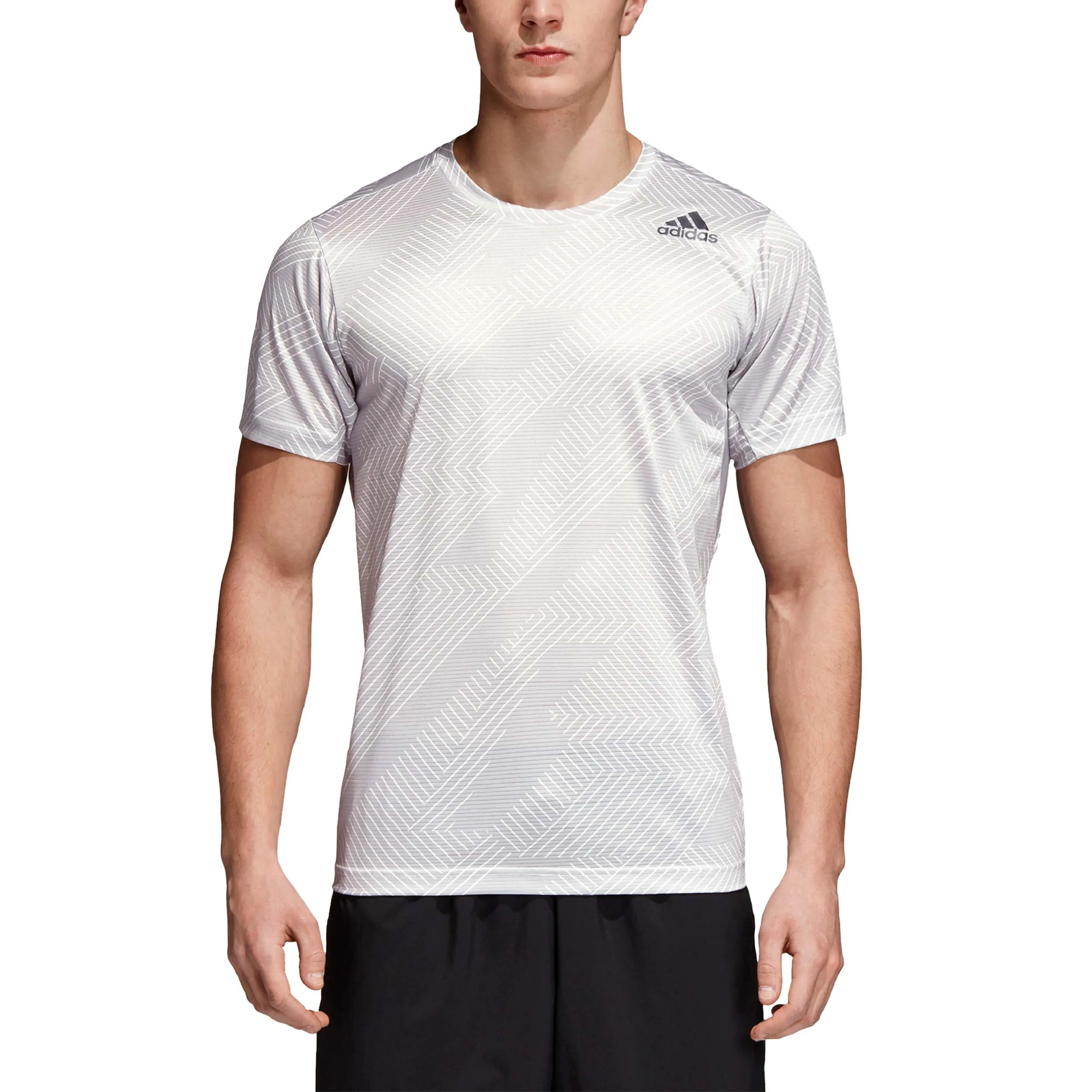Polera Running Hombre Adidas Freelift Climacool Gris
