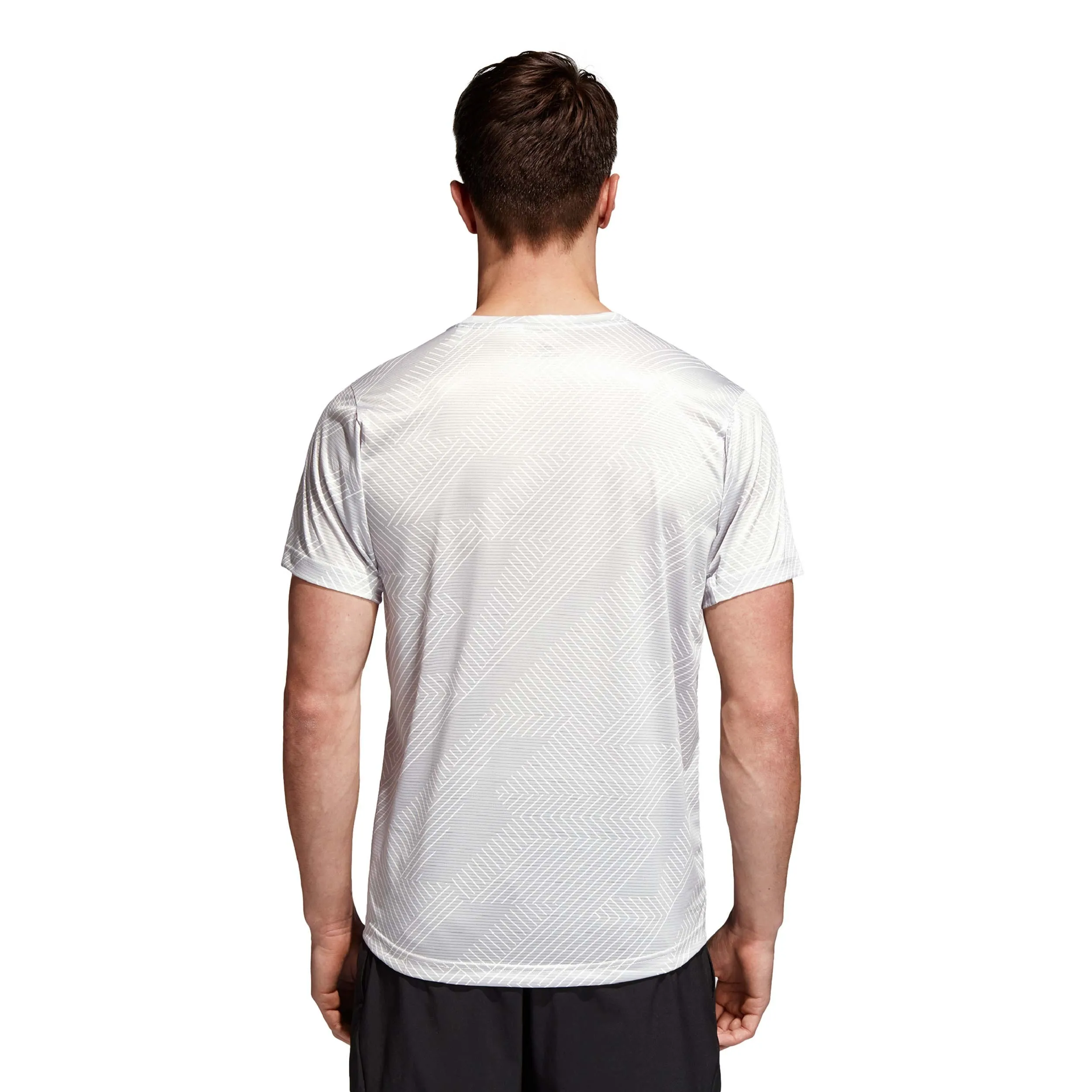 Polera Running Hombre Adidas Freelift Climacool Gris