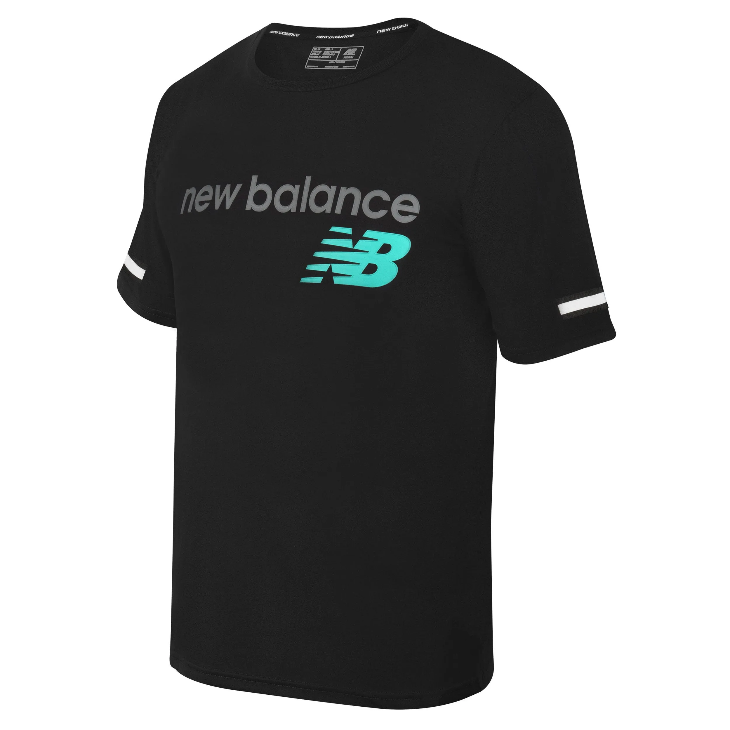 Polera Running Hombre Essentials New Balance Negro