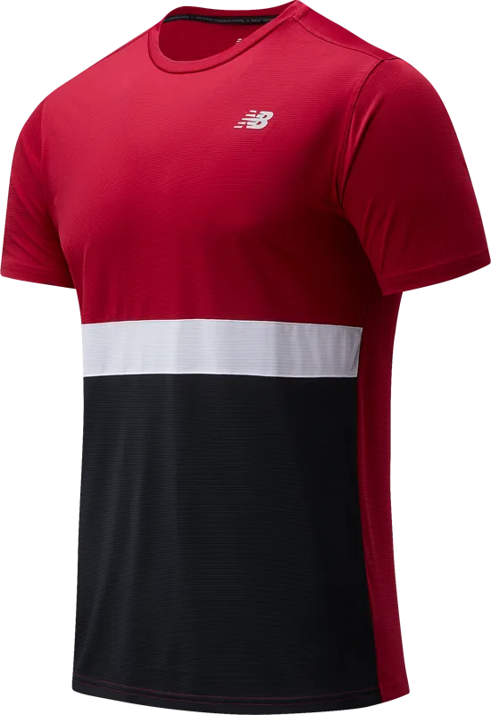 Polera Running Hombre New Balance Accelerate Bicolor