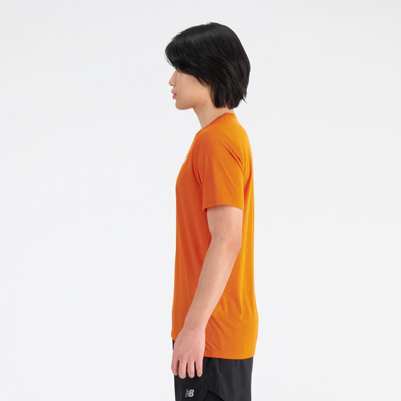 Polera Running Hombre New Balance Accelerate Naranja