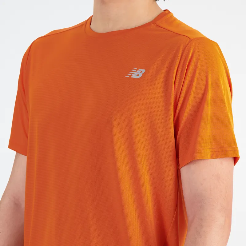 Polera Running Hombre New Balance Accelerate Naranja