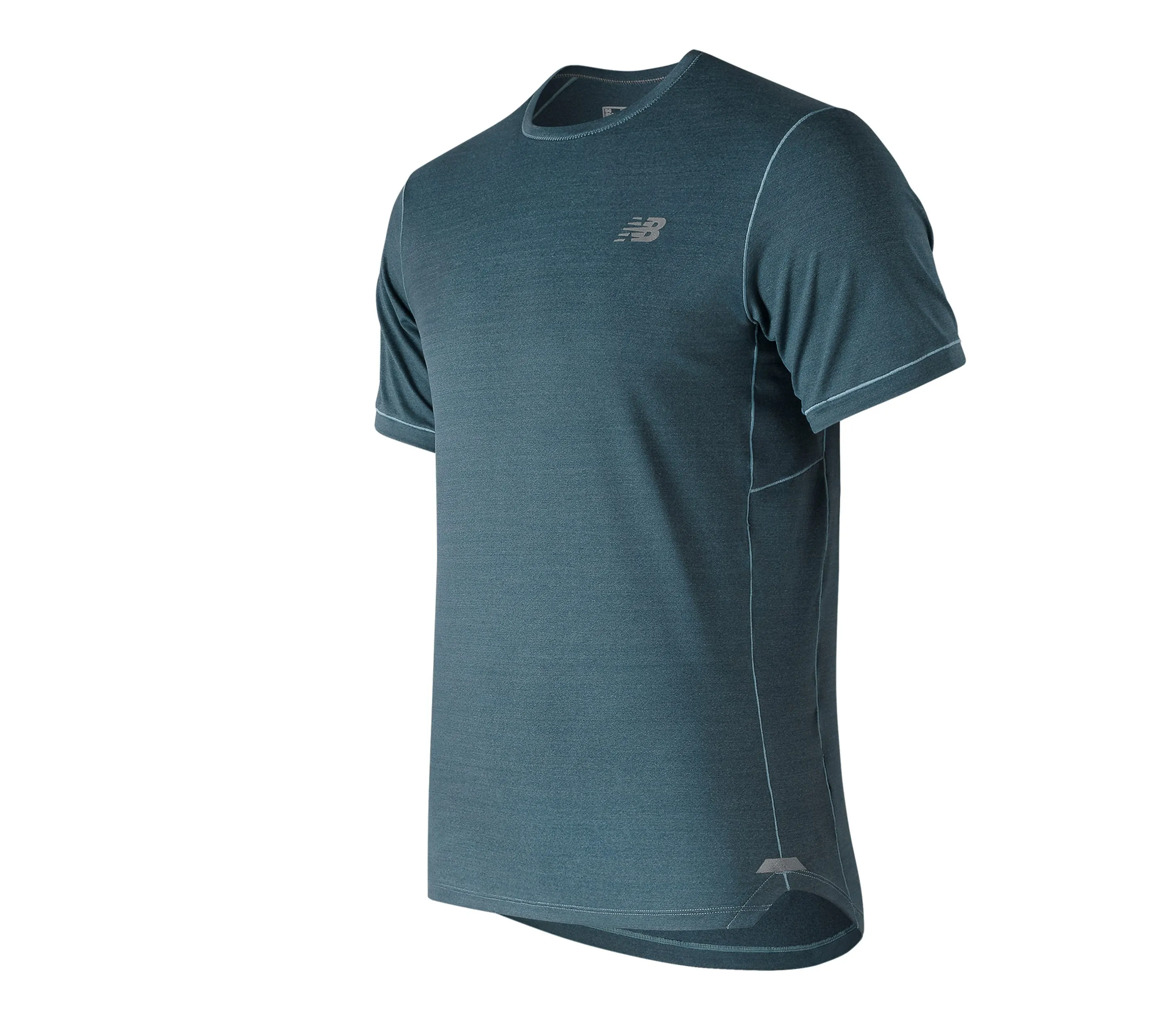 Polera Running Hombre New Balance Seasonless Celeste
