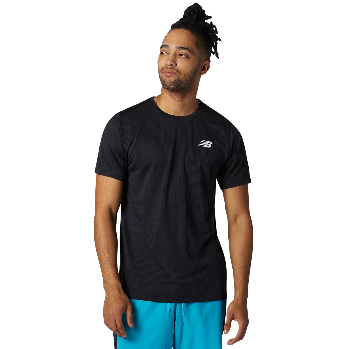 Polera Running Hombre New Balance Tenacity Corsa Negro
