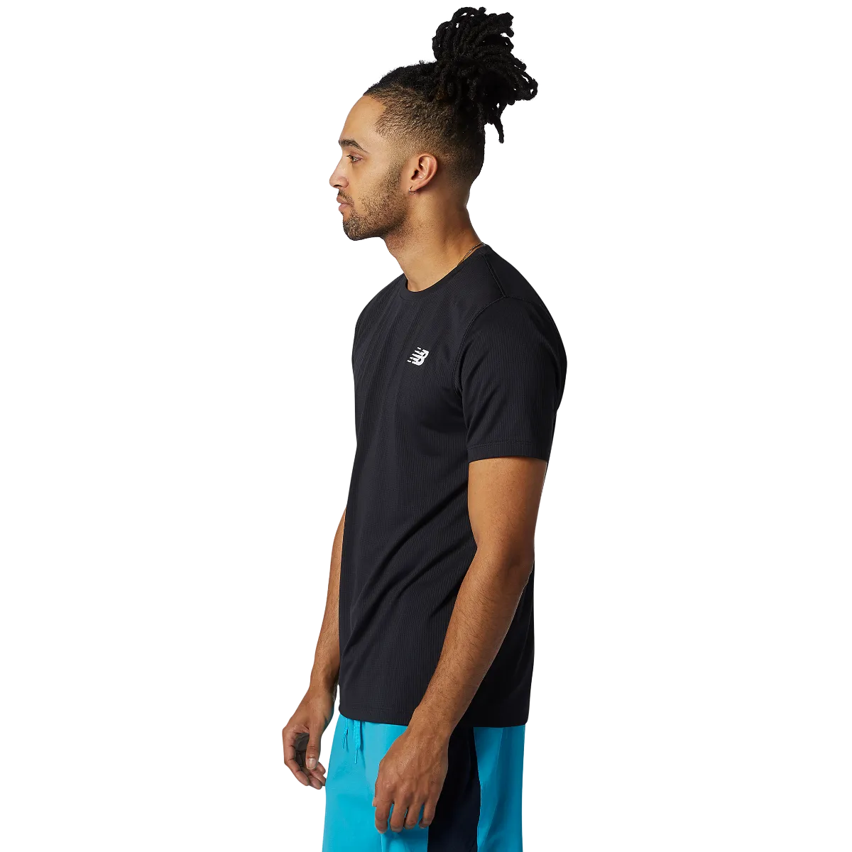 Polera Running Hombre New Balance Tenacity Corsa Negro