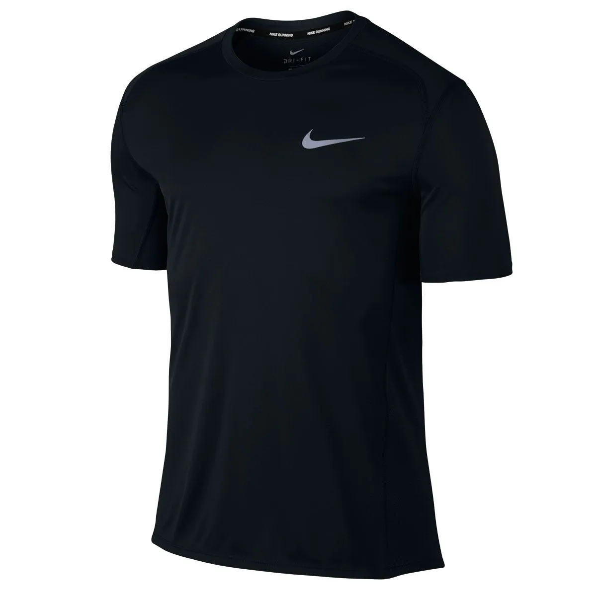 Polera Running Hombre Nike Dry Miller Top Negra