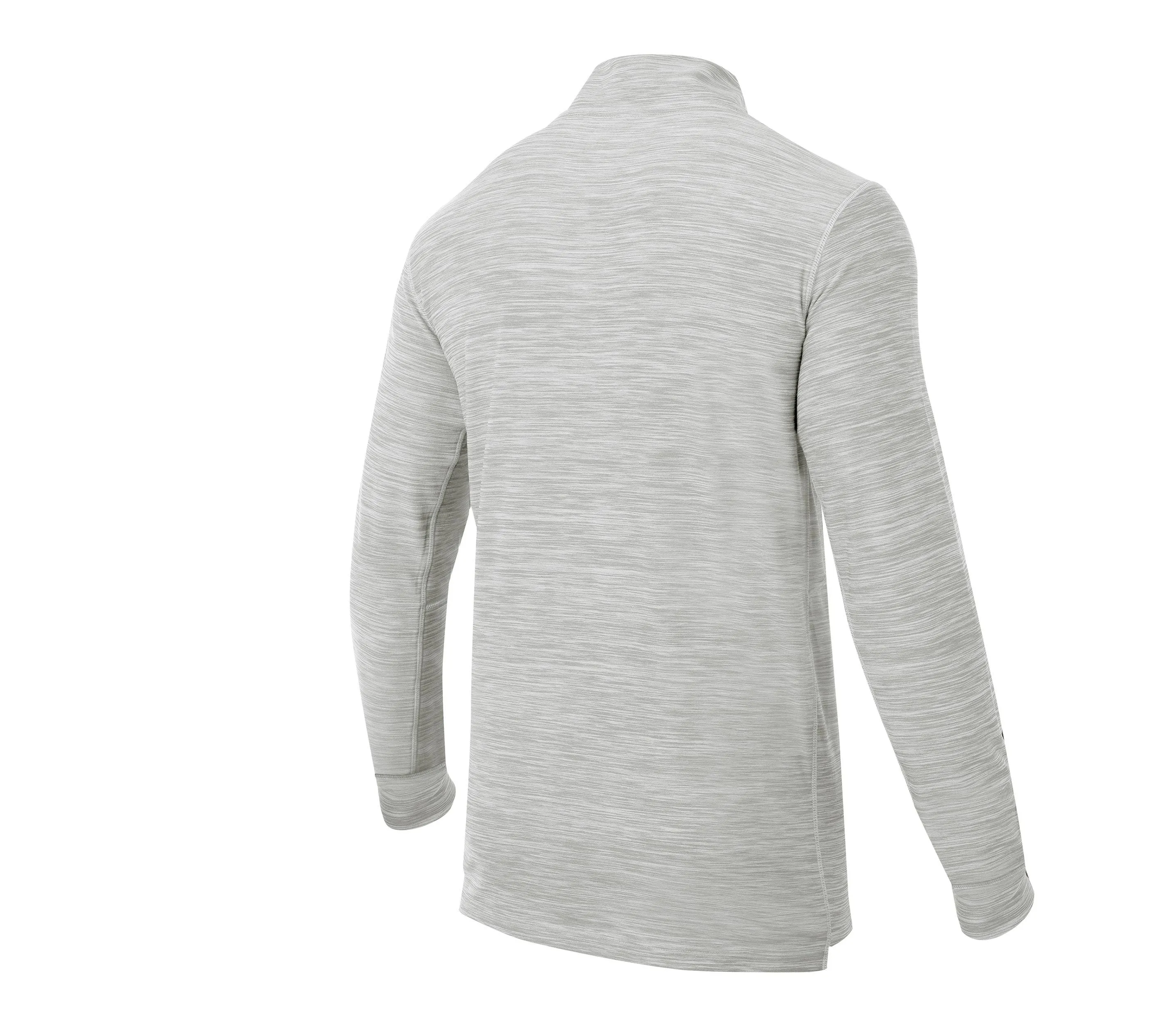 Polerón Running Hombre New Balance Quater Zip Gris