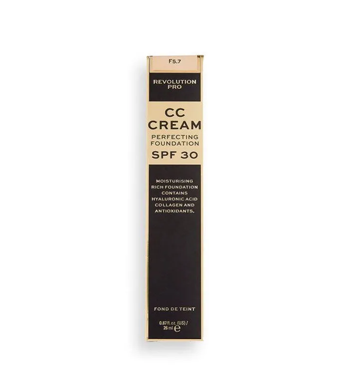 REVOLUTION PRO  CC CREAM PERFECTING FOUNDATION SPF 30  F5.7