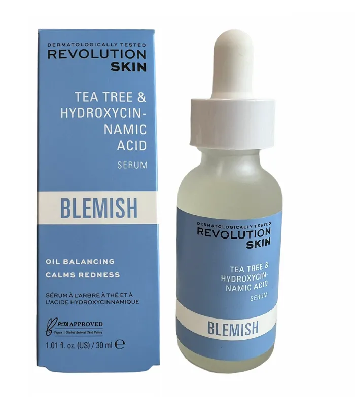 REVOLUTION SKINCARE  SéRUM CON HIDROXICINáMICO Y áRBOL DEL Té BLEMISH