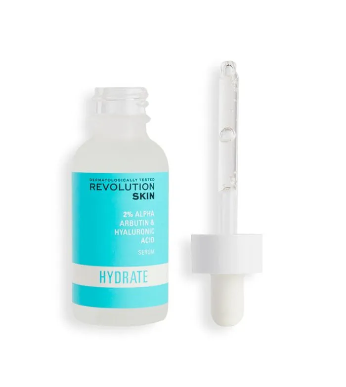 REVOLUTION SKINCARE  SéRUM HIDRATANTE CON ALFA ARBUTINA Y CIDO HIALURóNICO