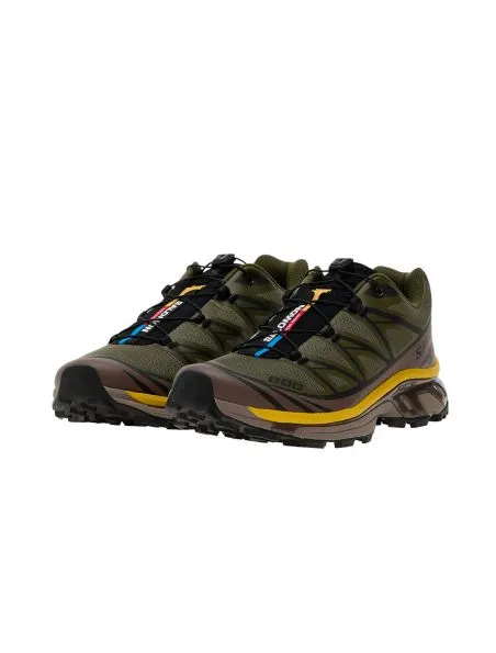 SALOMON ZAPATILLAS XT6 OLIVE NIGHT/BLACK/SULPHUR