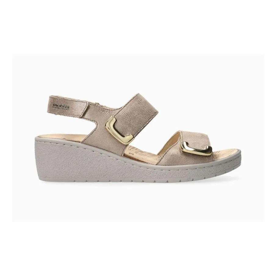 SANDALIA MOBILS PAM CHIC MUJER TAUPE