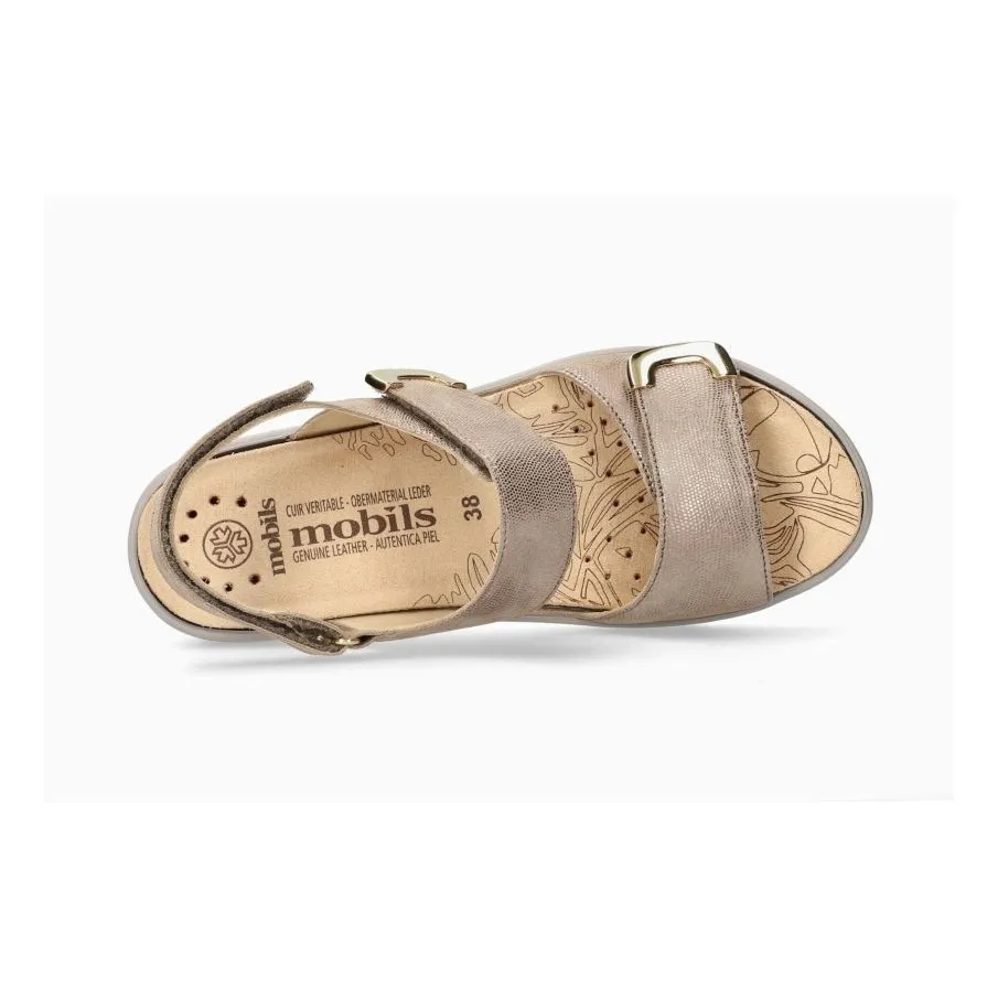 SANDALIA MOBILS PAM CHIC MUJER TAUPE
