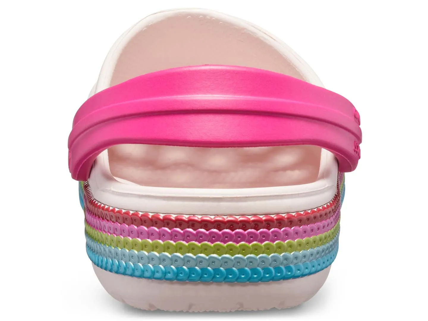 Sandalias Crocs Crocband Rosa Para Niña