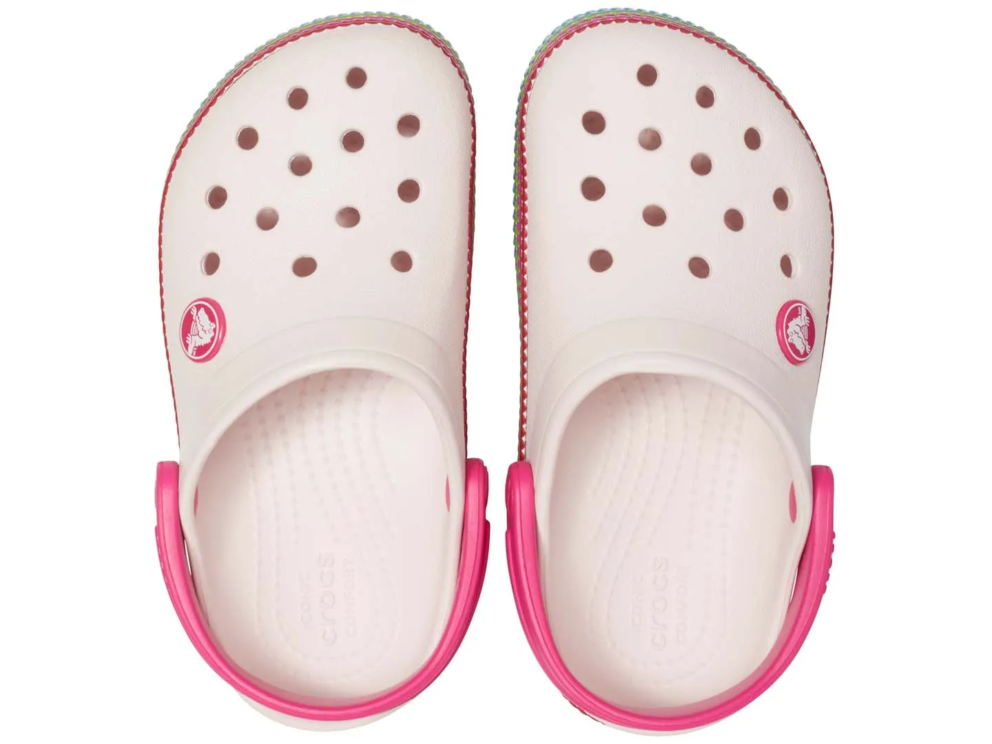 Sandalias Crocs Crocband Rosa Para Niña