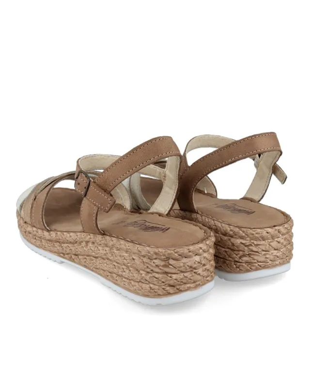 Sandalias cuña baja Walk & Fly Caleta 3087 37020
