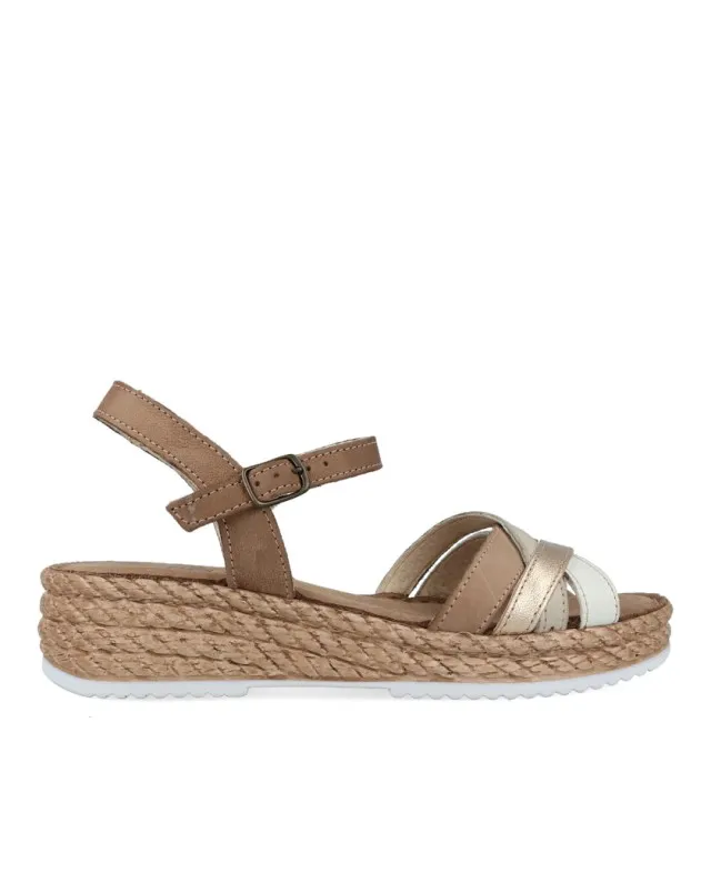 Sandalias cuña baja Walk & Fly Caleta 3087 37020