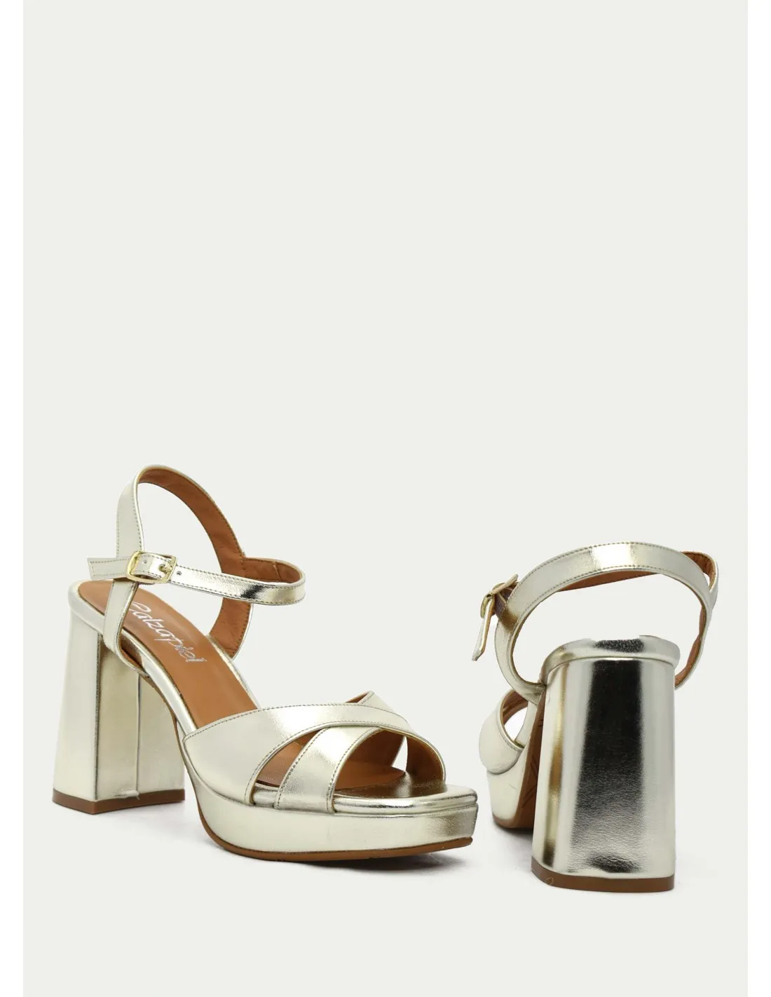 SANDALIAS DANIELA VEGA 2253 PLATINO 