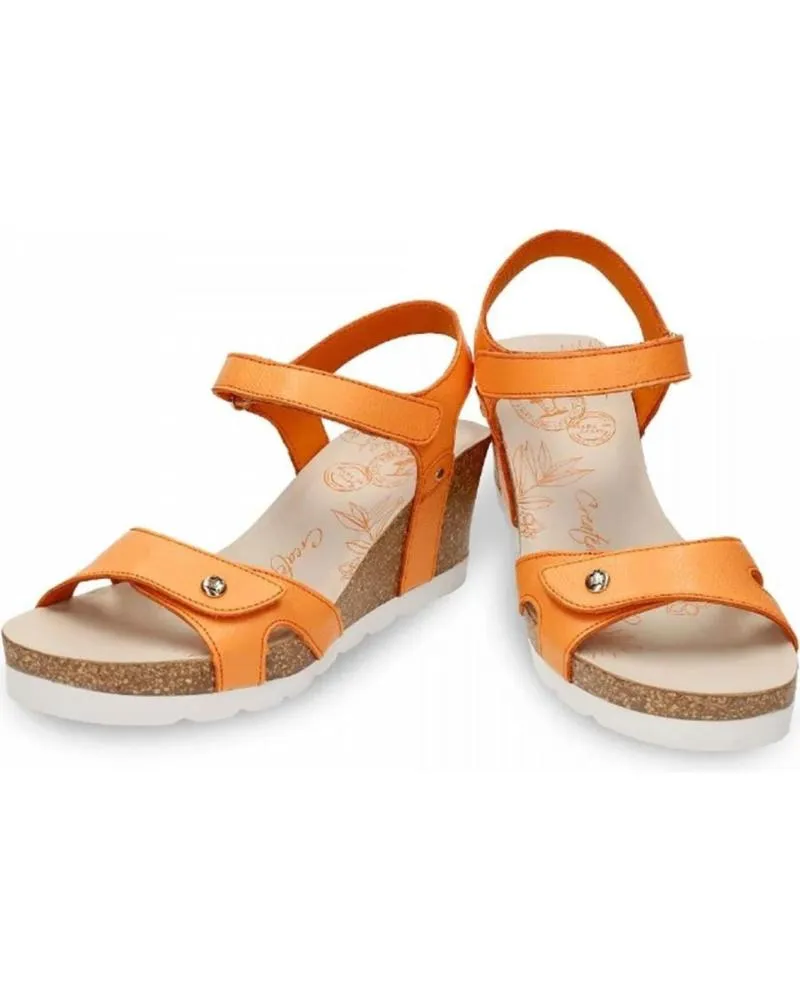 Sandalias de Mujer PANAMA JACK JULIA NAPA NARANJA