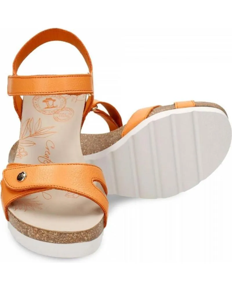 Sandalias de Mujer PANAMA JACK JULIA NAPA NARANJA