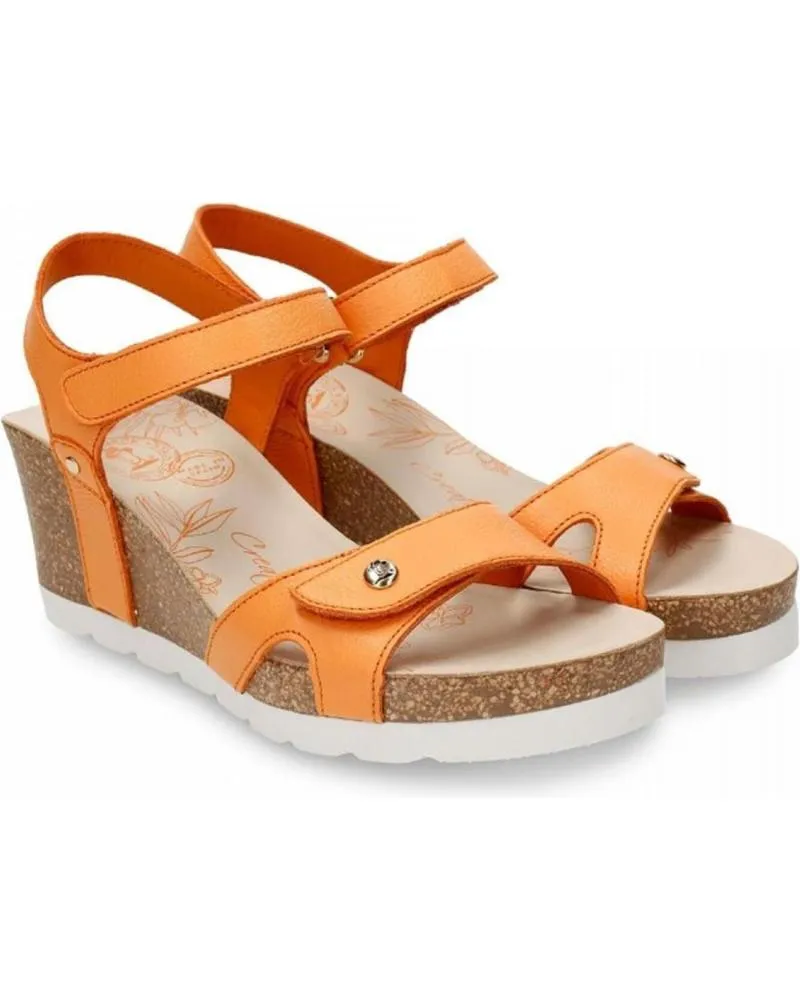 Sandalias de Mujer PANAMA JACK JULIA NAPA NARANJA