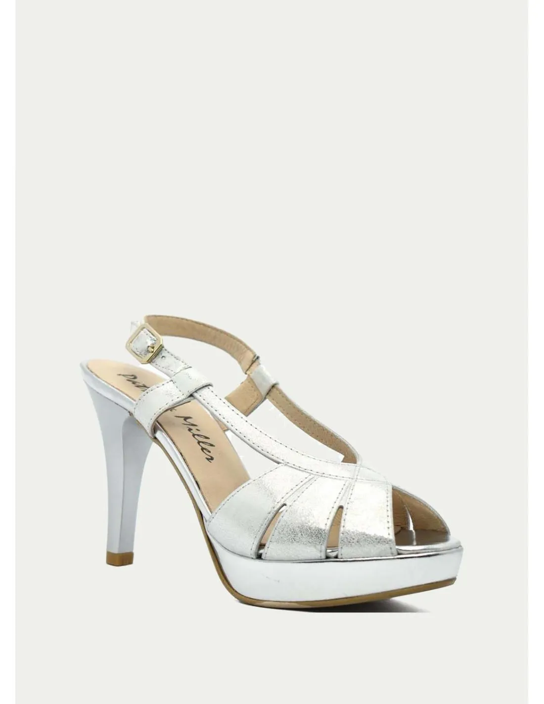 SANDALIAS PATRICIA MILLER 3641 PLATA 