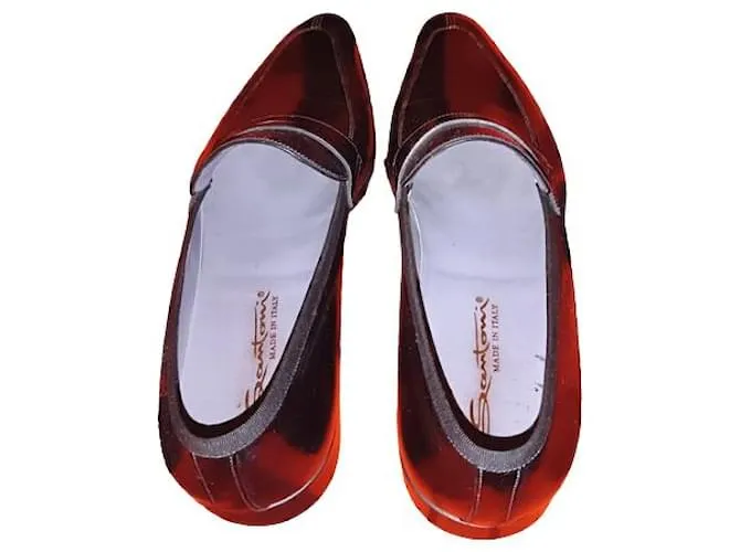 Santoni Mocasín Penny en piel color negro para hombre 