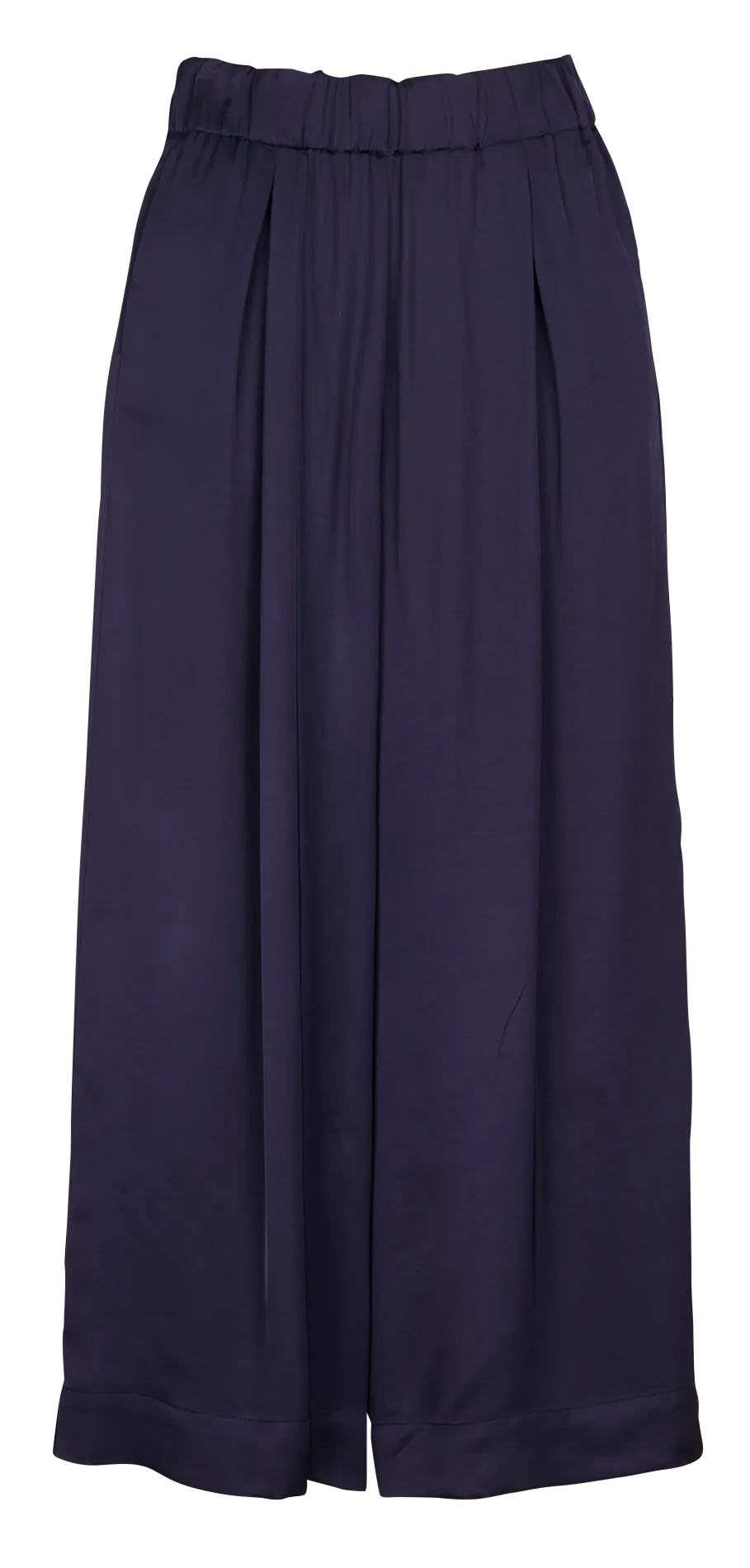 SESSUN ISLA NIGHT  PANTALóN ANCHO DE TALLE ALTO VAPOROSO EN AZUL