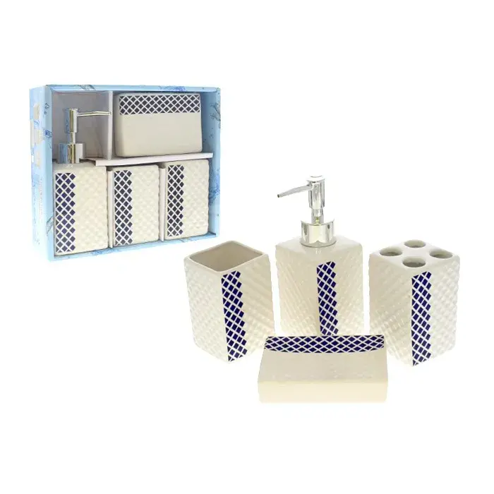 Set de 4 accesorios para baño