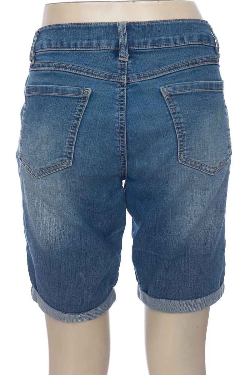 SHORT COLOR AZUL  D.JEANS