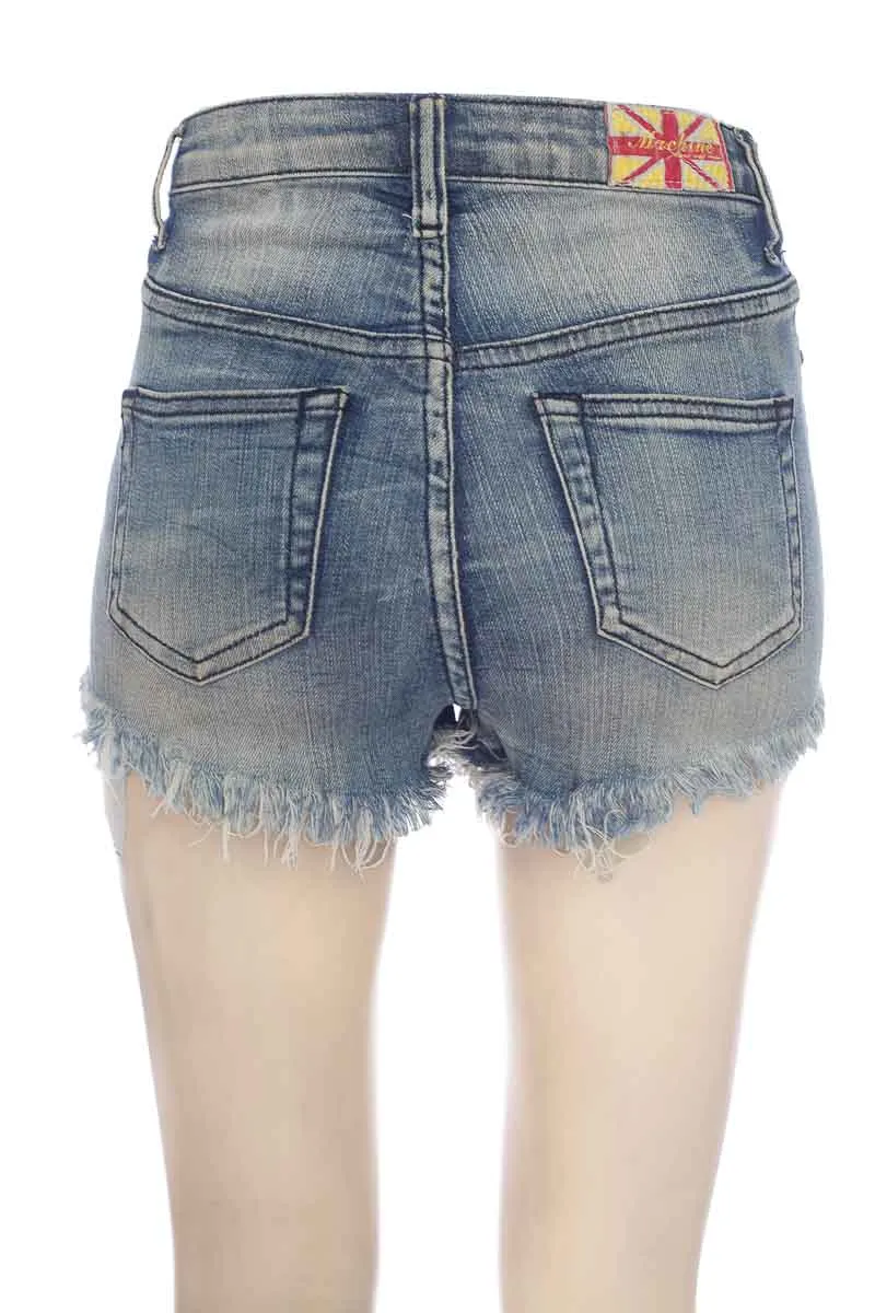 SHORT COLOR AZUL  MACHINE