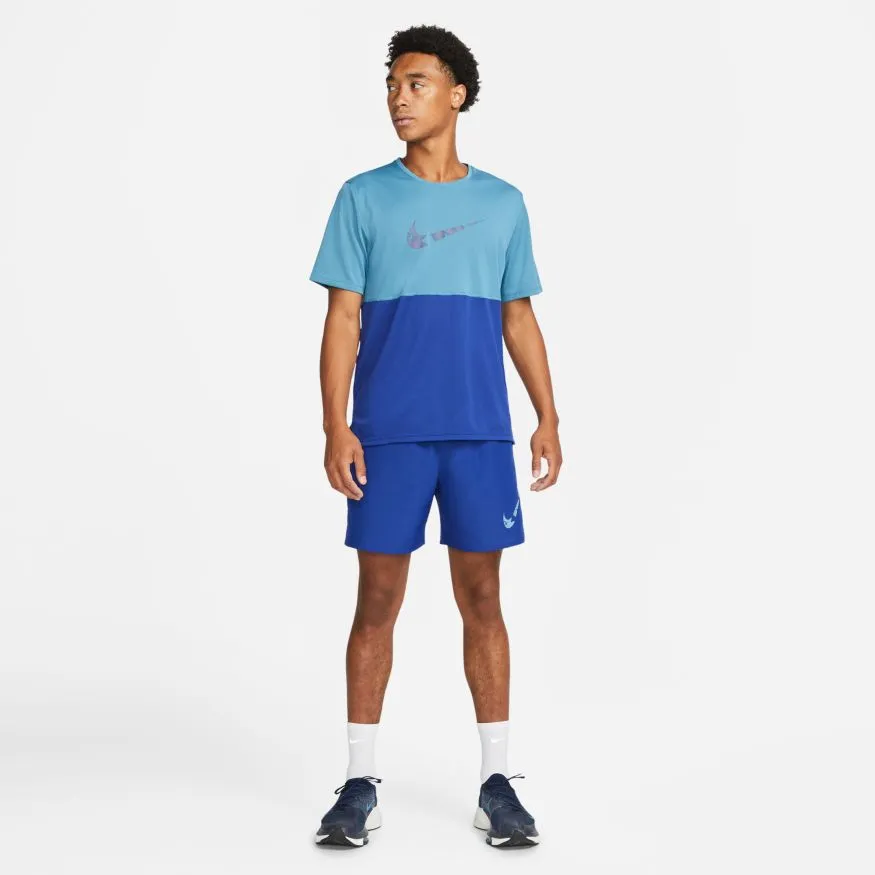 SHORT RUNNING HOMBRE NIKE  DRIFIT RUN WILD AZUL