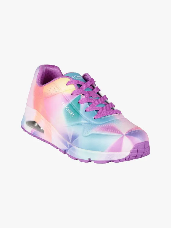 Skechers PRIMS BURST Zapatillas de niña coloridas con aire.