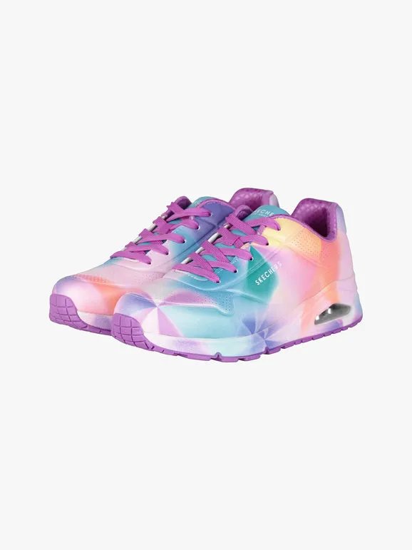 Skechers PRIMS BURST Zapatillas de niña coloridas con aire.