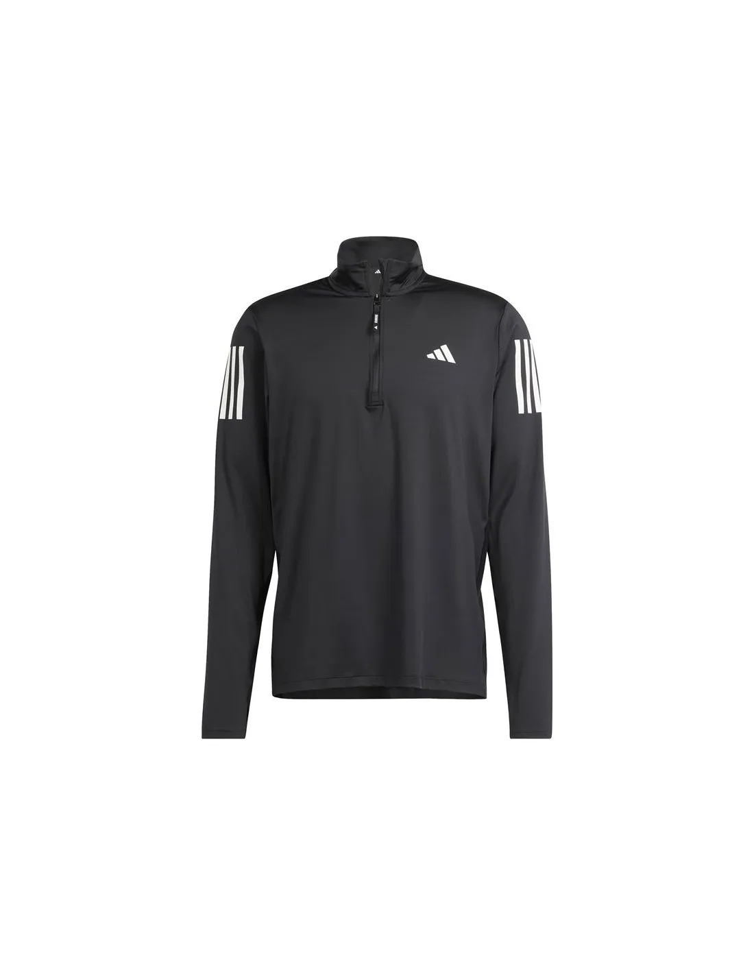 Sudadera de Running adidas Own the run Half Zip Hombre Negro
