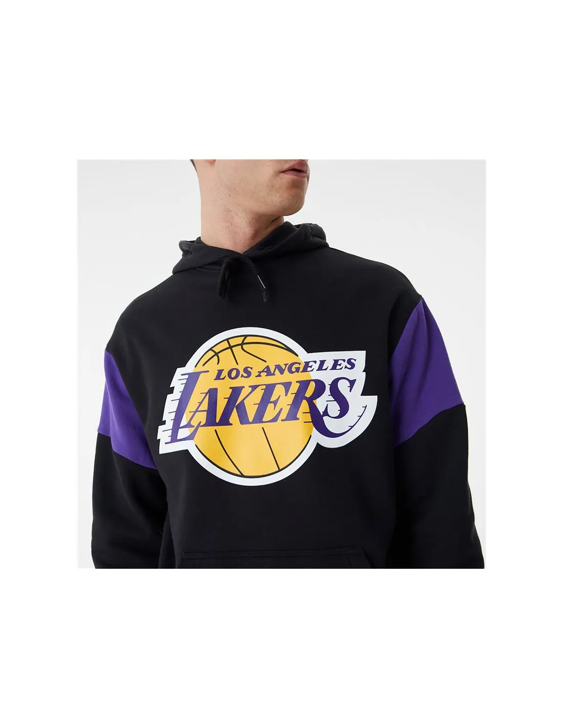 Sudadera New Era NBA Colour Insert LA Lakers Black Hombre