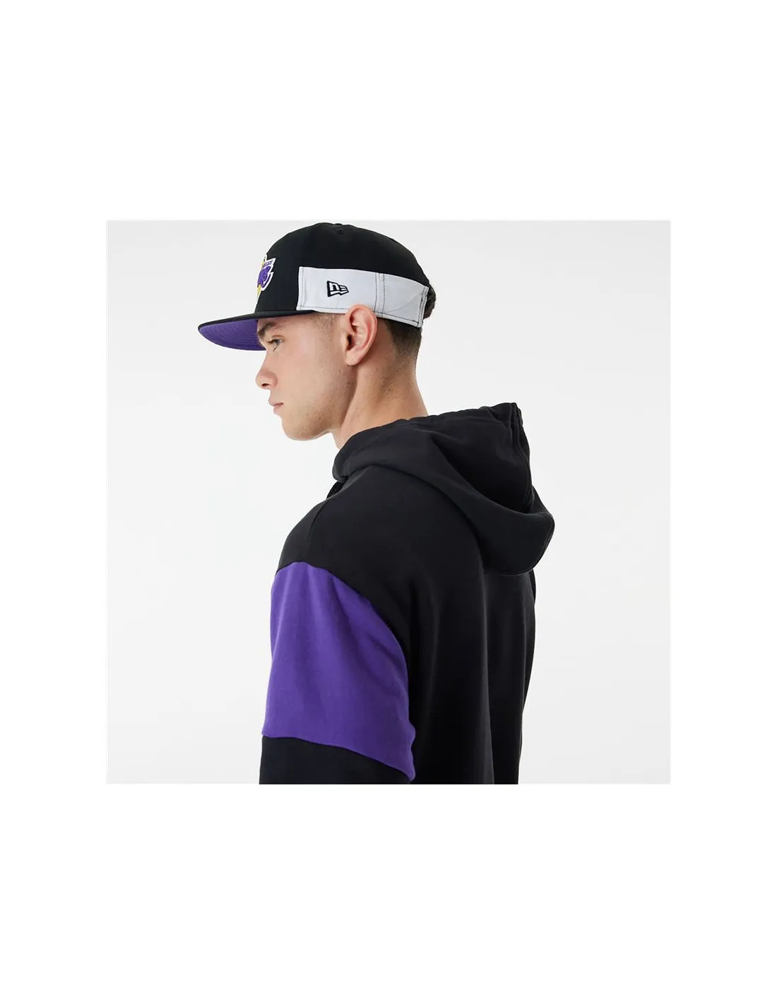 Sudadera New Era NBA Colour Insert LA Lakers Black Hombre