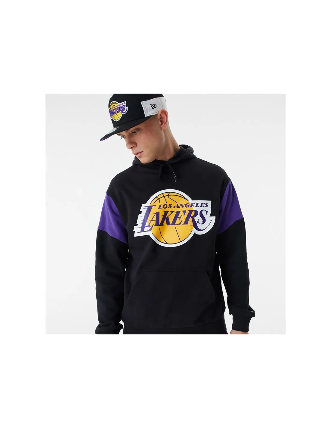 Sudadera New Era NBA Colour Insert LA Lakers Black Hombre