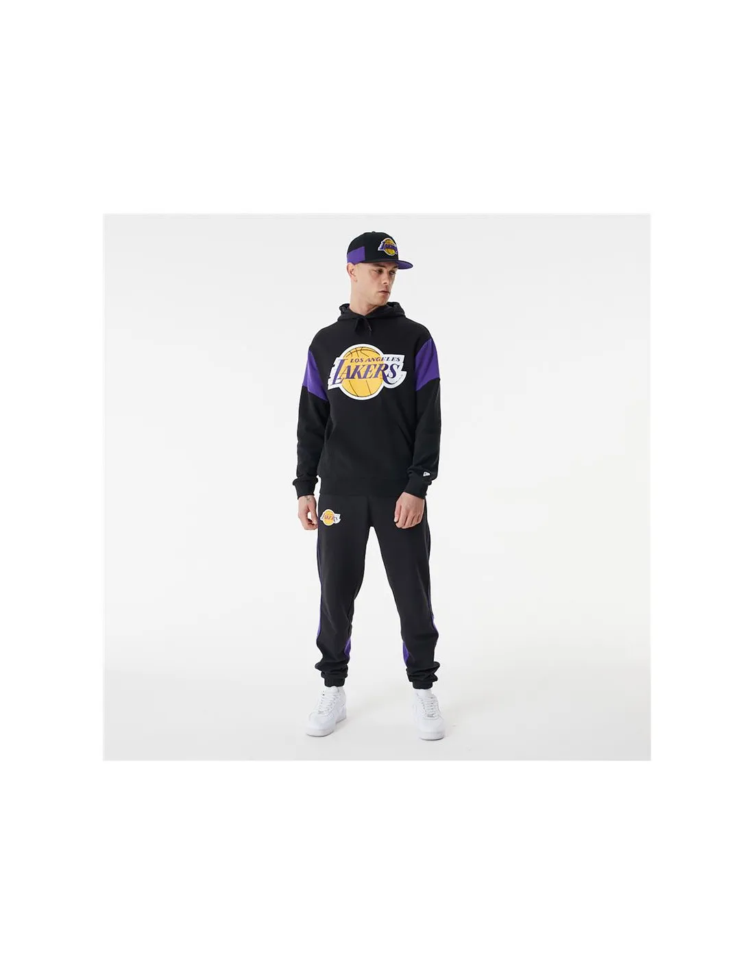 Sudadera New Era NBA Colour Insert LA Lakers Black Hombre