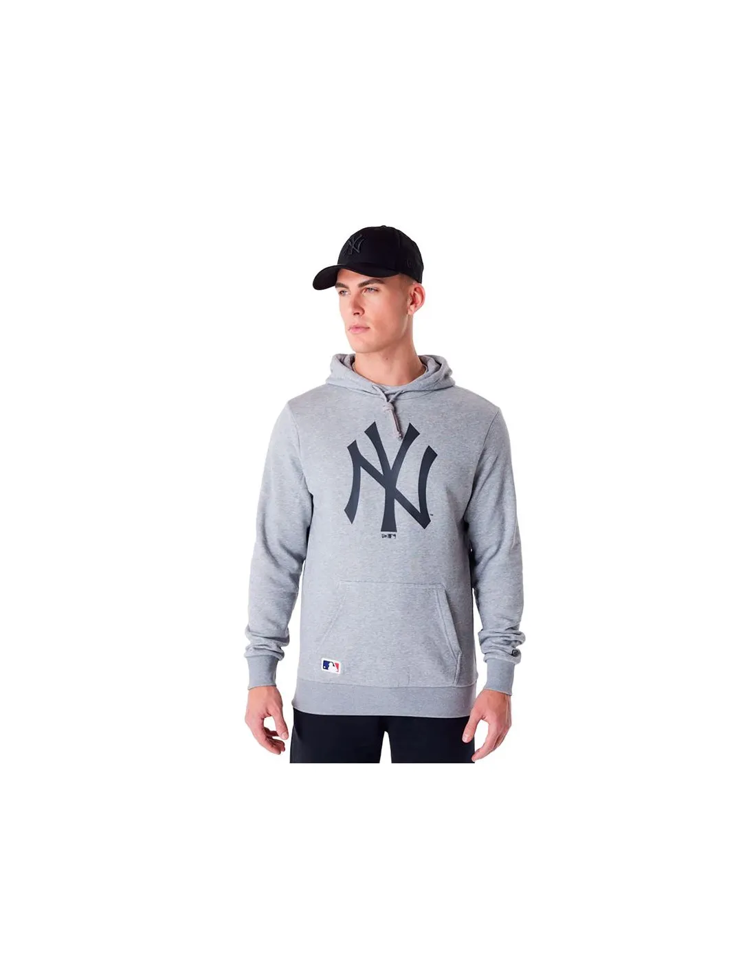 Sudadera New Era New York Yankees MLB Regular Fit Hombre Gris