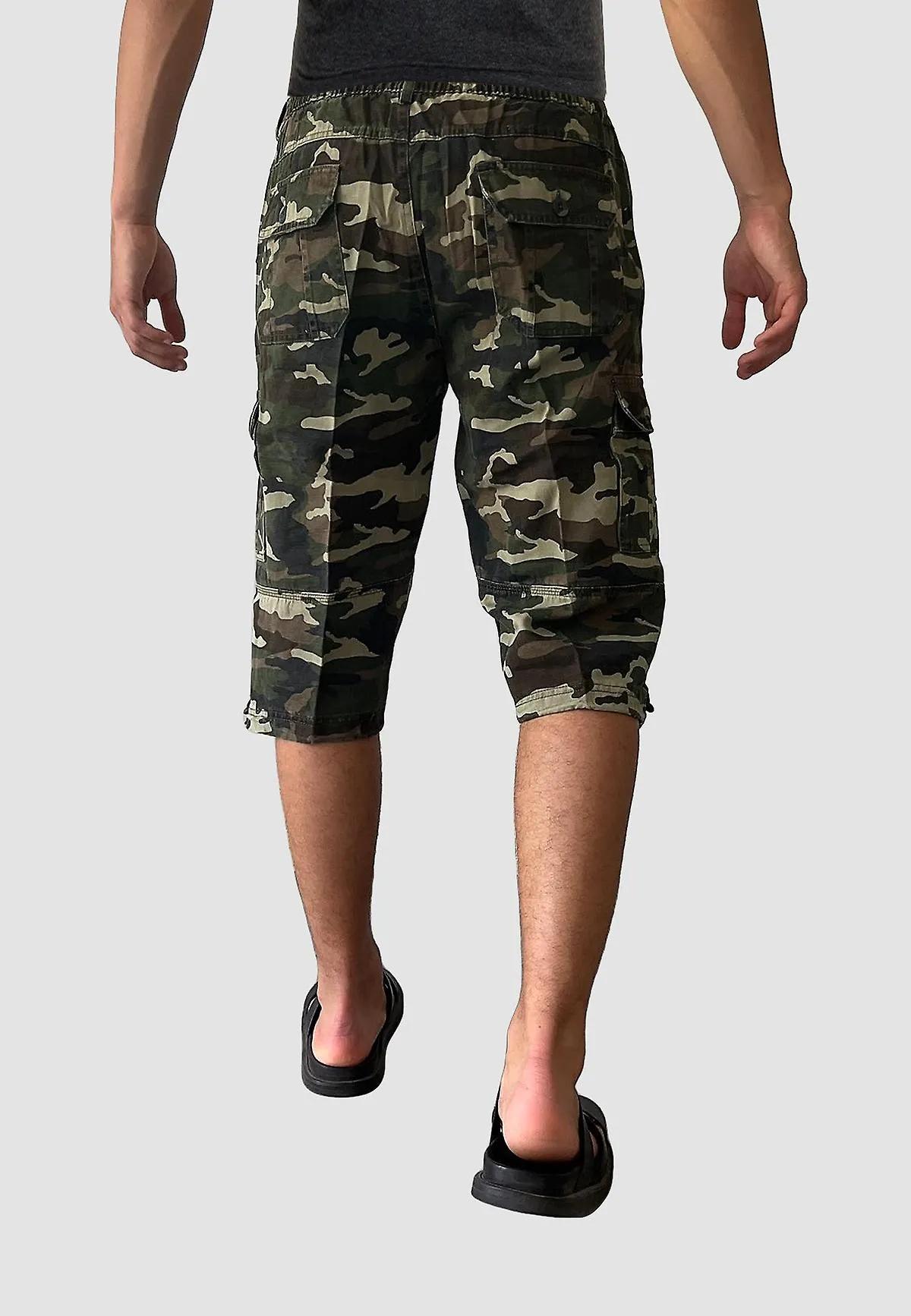 Tactical Cargo Shorts Leisure Bermuda Capri Pants Short Combat Military Camo Look