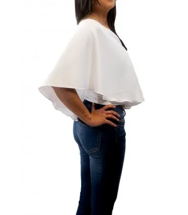 Top Capa Torera Blanco